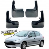 Бризковики для Peugeot 206 1998-2012 Хетчбек   Бризковики для Peugeot 206 1998-2012 Хетчбек